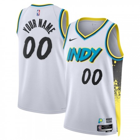 Dres Indiana Pacers Prilagođeni Nike 2024-25 City Edition Bijela Swingman